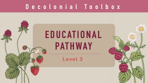 Decolonial toolbox An image with flowers