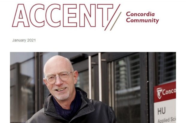 Screencap of Accent e-newsletter Screencap of Accent e-newsletter