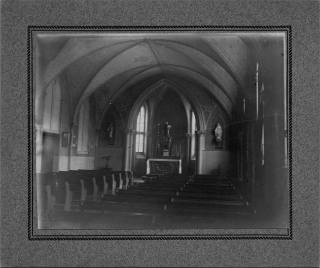 Download old photo of the chapel at Loyola College, the former Sacred Heart Convent, 1896 Old photo of the chapel at Loyola College, the former Sacred Heart Convent, 1896