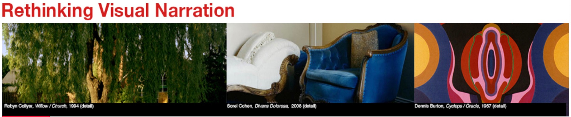 Rethinking Visual Narration selected works from essays