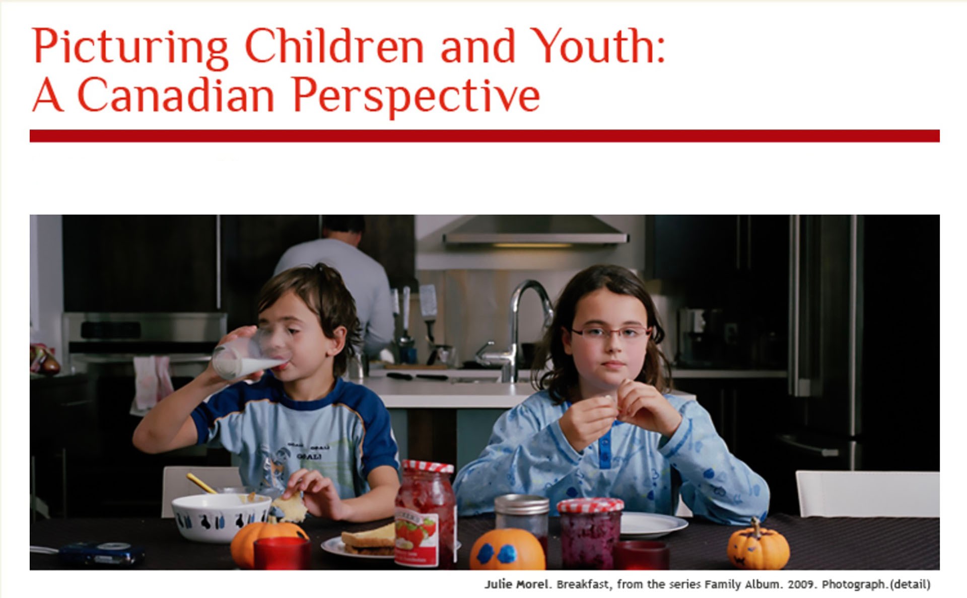 Picturing Children and Youth examines pictures, artefacts, and the spaces and places of the young person