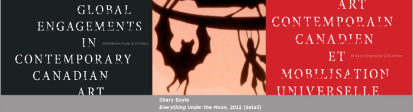 Global Engagements in Contemporary Canadian Art exhibition pamphlet