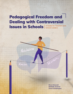 Cover of the Pedagogical Freedom guide Cover of the Pedagogical Freedom guide