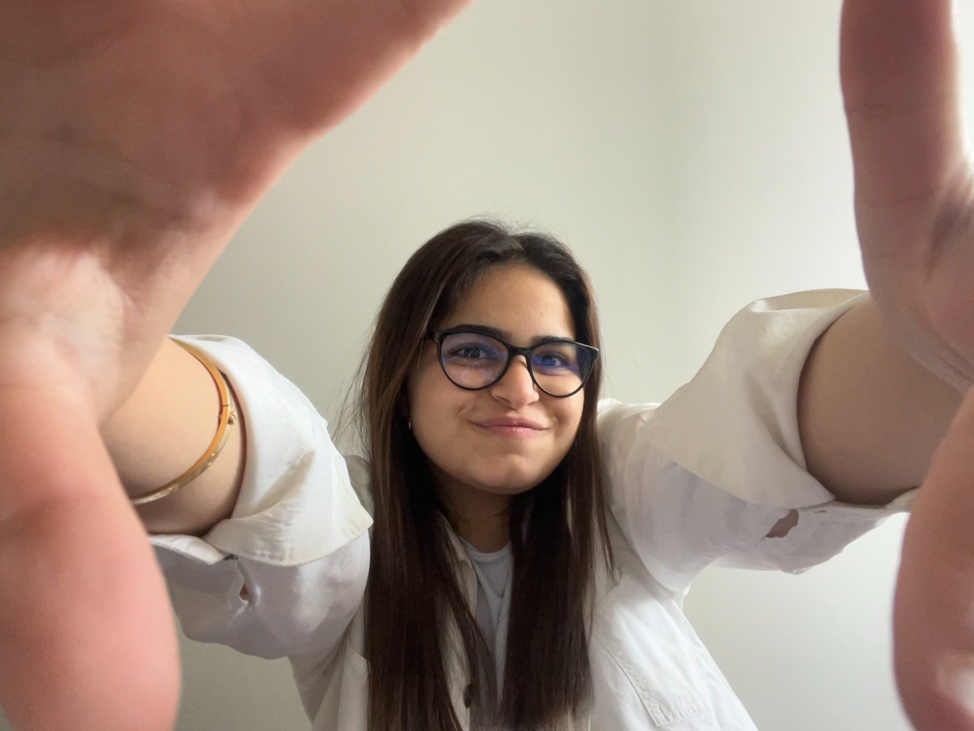 A Welcome Crew Mentor, Nancy, posing for camera