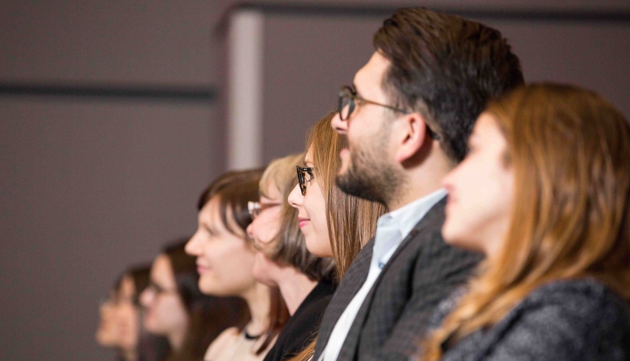 Audience at awards ceremony
