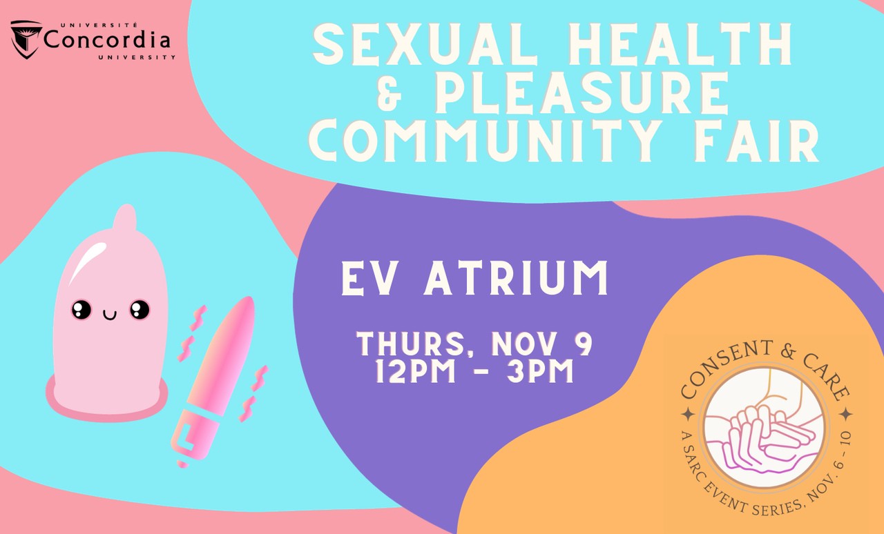 Sexual health and pleasure community fair Concordia University