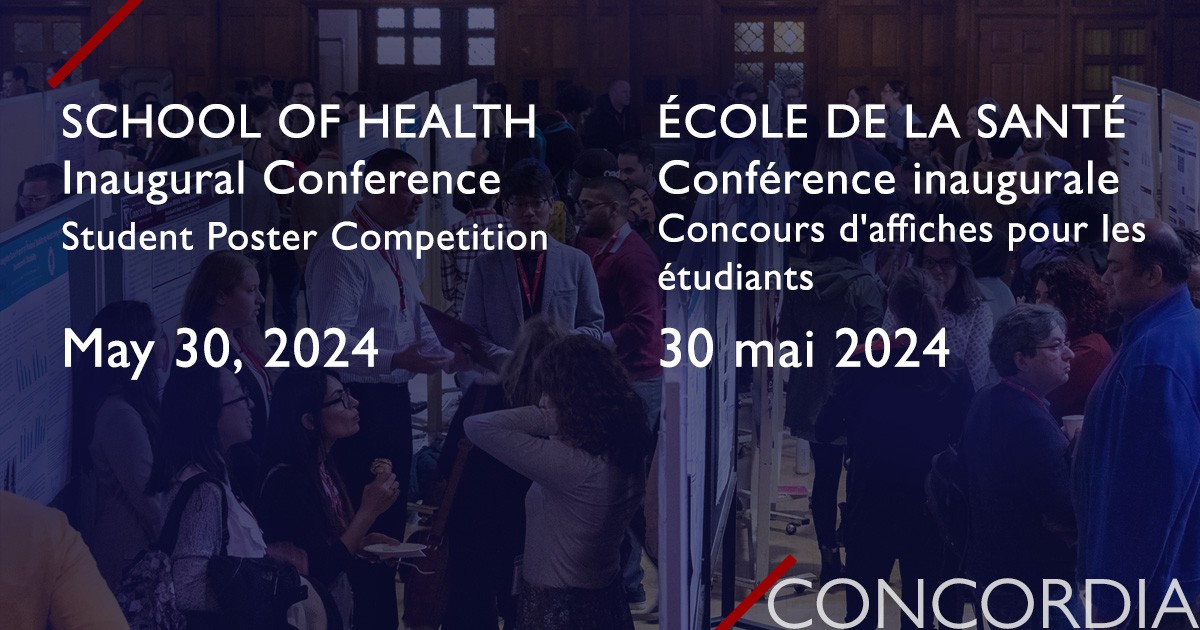 Inaugural School of Health Conference 2024 - Student Poster Competition ...