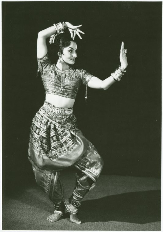 Idrani Rahman in an Indian Dance pose