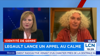 Le Bilan host Emmanuelle Latraverse interviews Cécile Rousseau