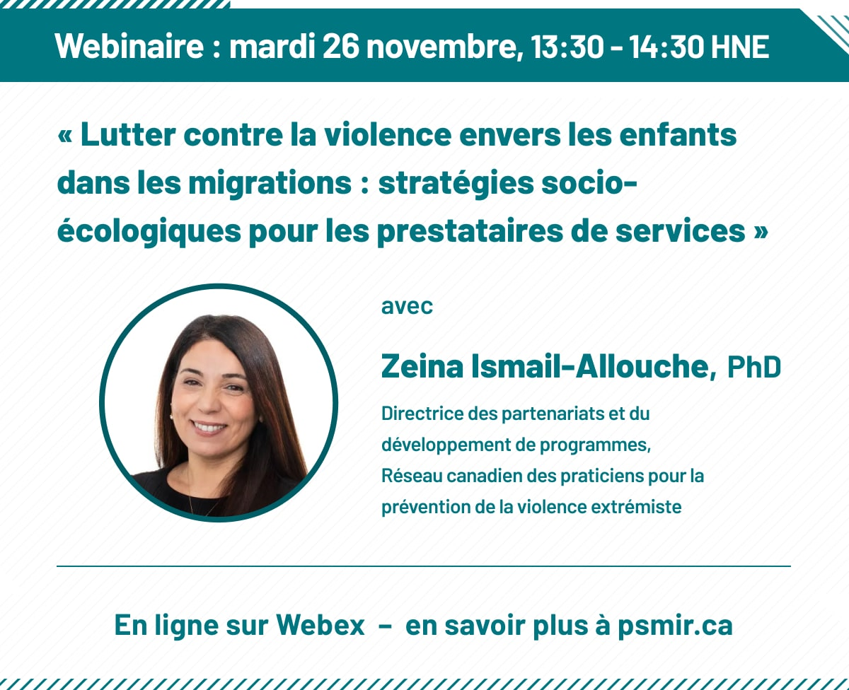 Zeina Ismail-Allouche to offer webinar on Socio-ecological strategies to tackle child abuse in migration situations