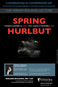 Conversations in Contemporary Art presents Spring Hurlbut