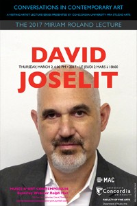 Conversations in Contemporary Art Presents David Joselit