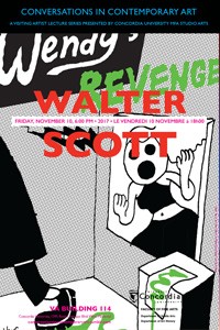 CICA Presents Walter Scott - Friday, November 10 at 6pm, VA-114