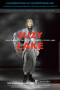 CICA and the Leonard & Bina Ellen Gallery Present Suzy Lake - Feb. 16, 6pm, EV 1.615