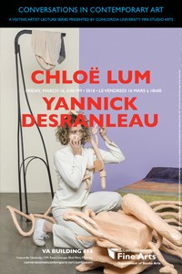 CICA Presents Chloë Lum & Yannick Desranleau - Friday, March 16th at 6pm in VA-114