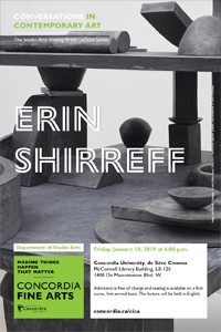 CICA Presents Erin Shirreff - Friday, Jan. 18, 6pm at the Deseve Cinema