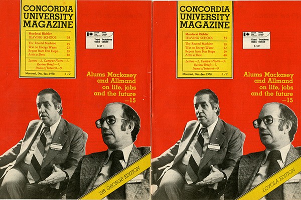 From the archives: Concordia, hot off the press