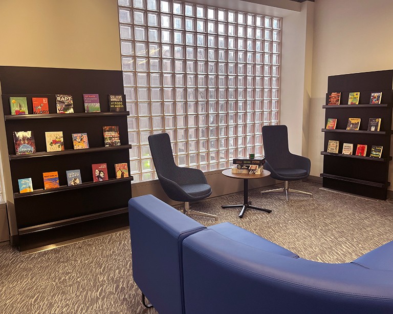 Webster Library’s Leisure and Wellness Space has a new home