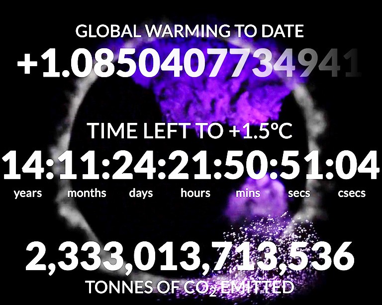L’horloge climatique de Concordia se mettra à jour le 12 décembre – et le temps presse!