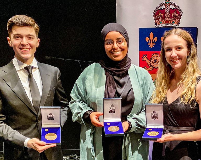 Quatre étudiantes et étudiants de Concordia reçoivent la Médaille du Lieutenant-gouverneur pour la jeunesse