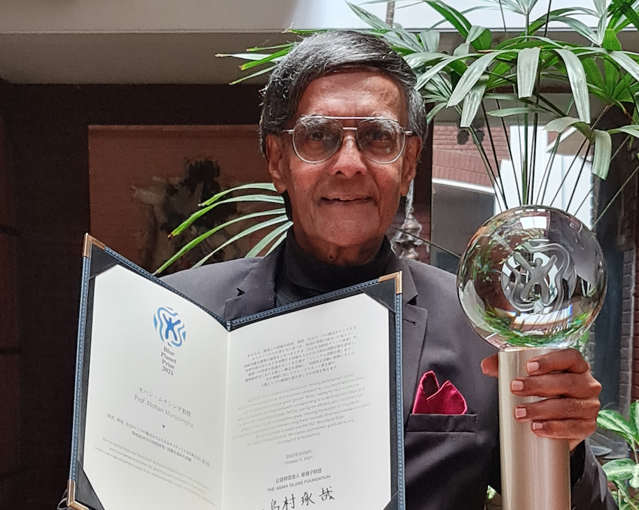 Grand Concordien : Mohan Munasinghe, colauréat du prix Nobel de la paix