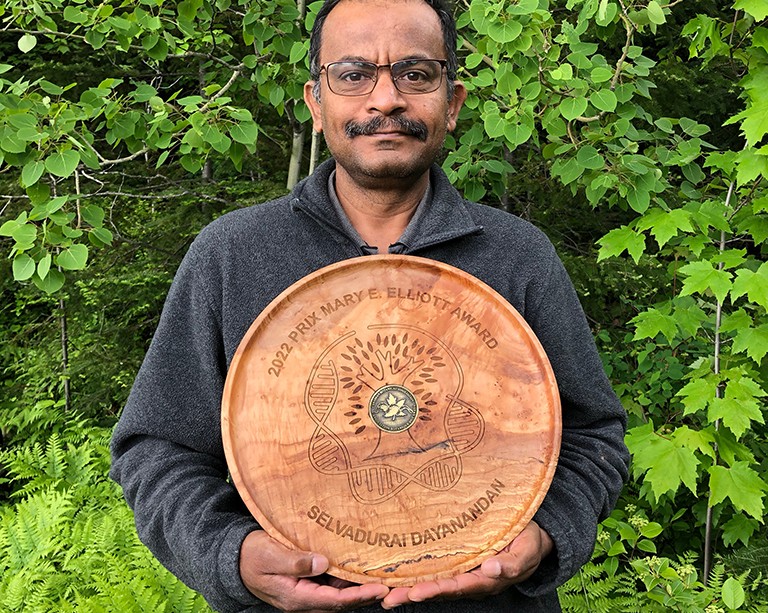 L’Association botanique du Canada rend hommage à Selvadurai Dayanandan, professeur de biologie de longue date à Concordia 