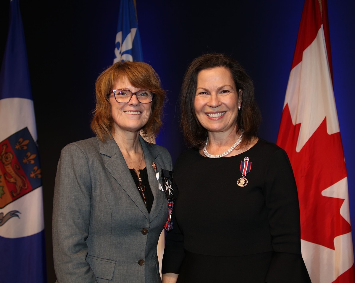 La Concordienne Anne-Marie Croteau reçoit la Médaille du couronnement du roi Charles III